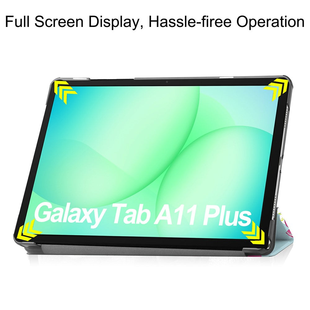 Cover til Samsung Galaxy Tab A11+ / Tab A9+, Techsuit, FoldPro Unicorn, Multifarvet