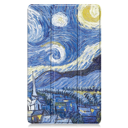 Cover til Samsung Galaxy Tab A11 / Tab A9, Techsuit, FoldPro Starry Night New Model, Multicolor