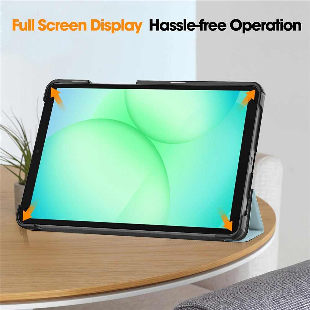 Cover til Samsung Galaxy Tab A11 / Tab A9, Techsuit, FoldPro Unicorn Ny Model, Multifarvet