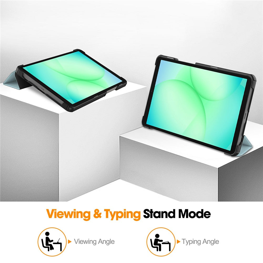 Cover til Samsung Galaxy Tab A11 / Tab A9, Techsuit, FoldPro Unicorn Ny Model, Multifarvet