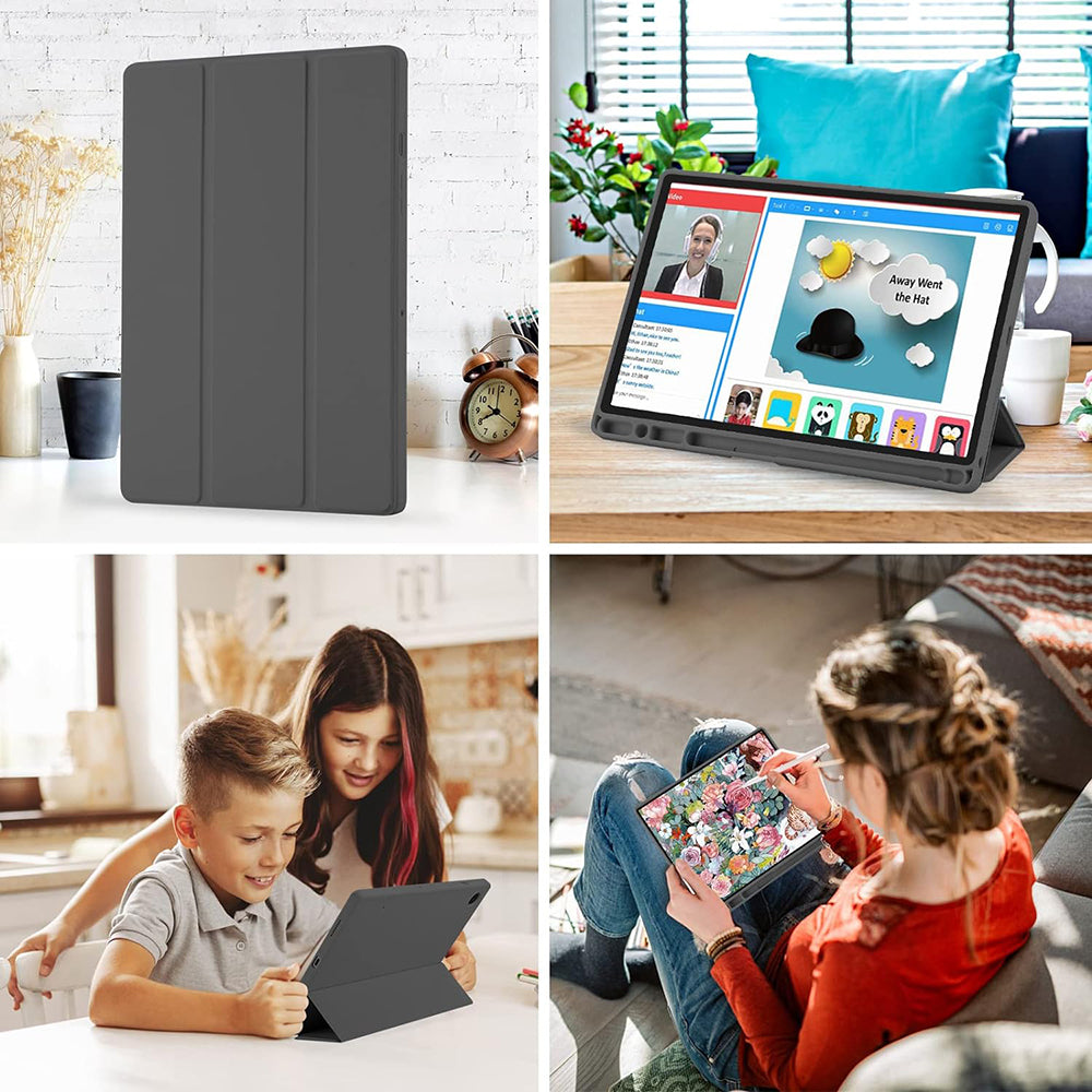 Cover til Samsung Galaxy Tab A8 10.5 (2021), Techsuit, Flex Trifold, Blå