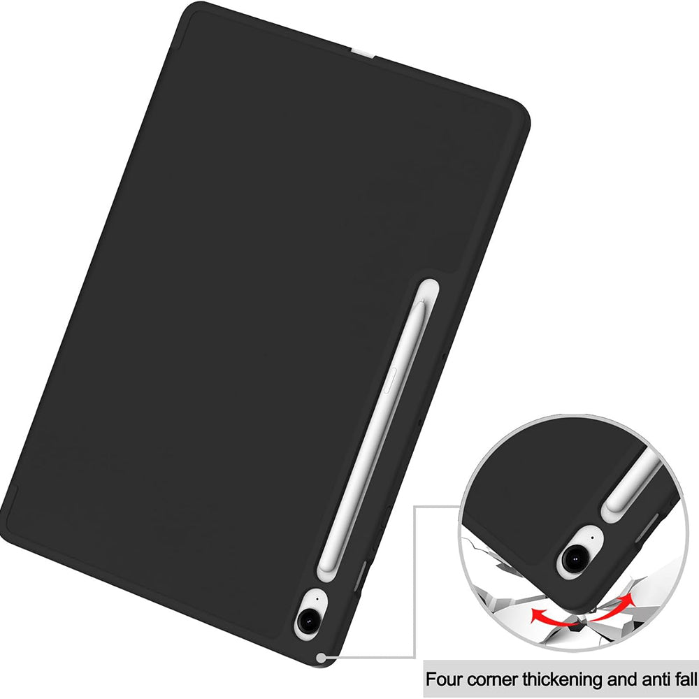 Cover til Samsung Galaxy Tab S10 FE+, Techsuit, Flex Trifold, Sort
