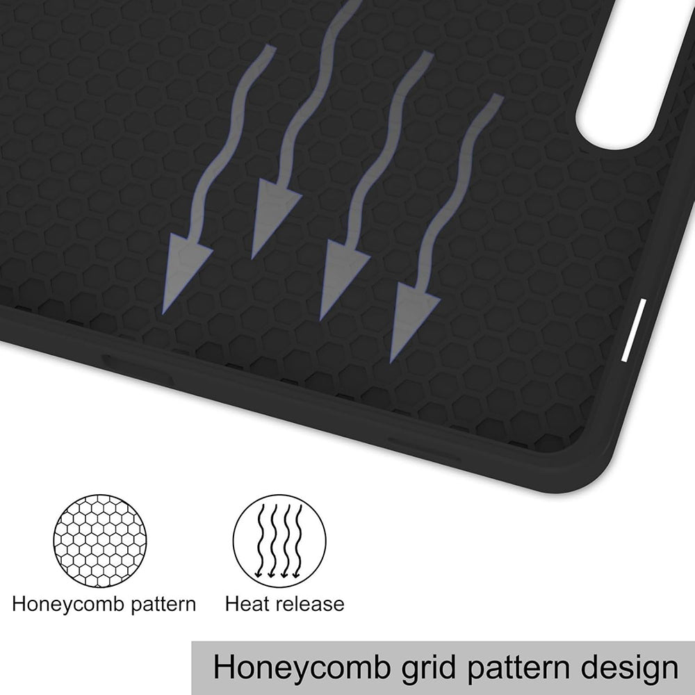 Cover til Samsung Galaxy Tab S10 FE+, Techsuit, Flex Trifold, Sort