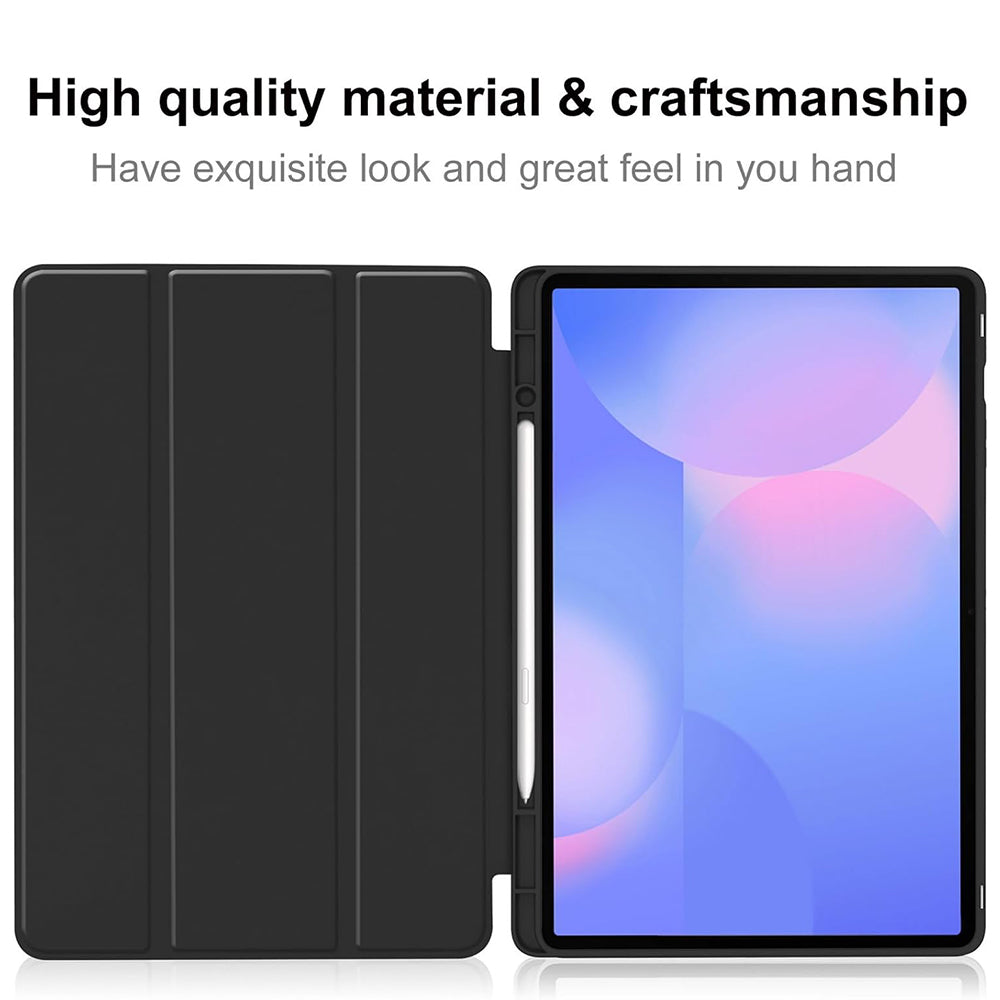 Cover til Samsung Galaxy Tab S10 FE+, Techsuit, Flex Trifold, Sort