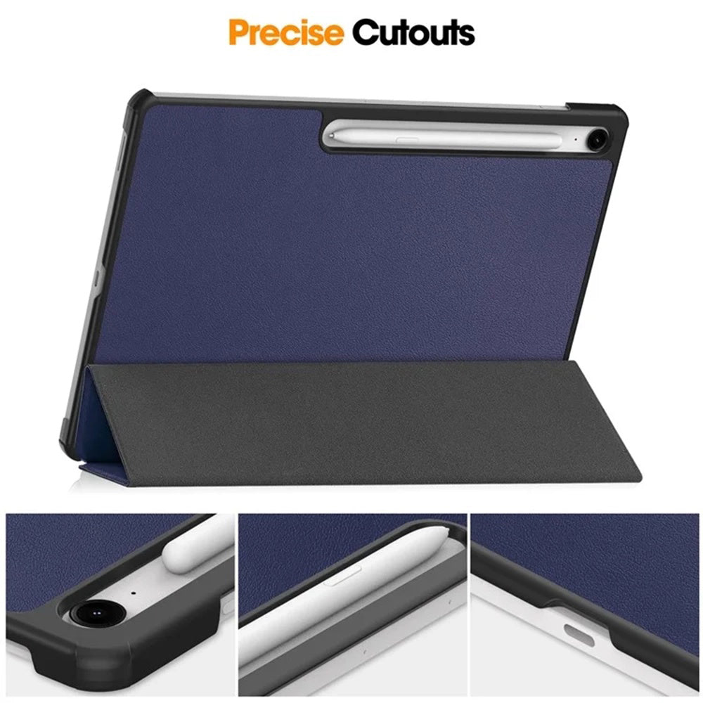 Cover til Samsung Galaxy Tab S10 FE+, Techsuit, FoldPro, Blå
