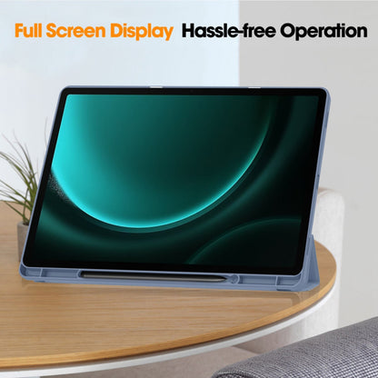 Cover til Samsung Galaxy Tab S10+ / Tab S9 FE+ / Tab S9+, Techsuit, Flex Trifold, Grå