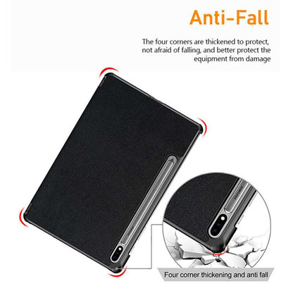 Cover til Samsung Galaxy Tab S10 Ultra / Tab S9 Ultra / Tab S8 Ultra, Techsuit, FoldPro Unicorn, Multifarvet