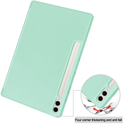 Cover til Samsung Galaxy Tab S10 Ultra / Tab S9 Ultra, Techsuit, Flex Trifold, Grå