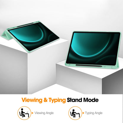 Cover til Samsung Galaxy Tab S10 Ultra / Tab S9 Ultra, Techsuit, Flex Trifold, Grå