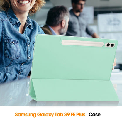 Cover til Samsung Galaxy Tab S10 Ultra / Tab S9 Ultra, Techsuit, Flex Trifold, Grå