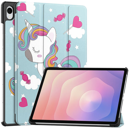 Cover til Samsung Galaxy Tab S11, Techsuit, FoldPro Unicorn, Multifarvet
