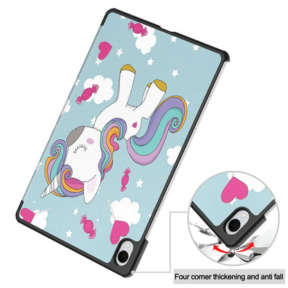 Cover til Samsung Galaxy Tab S11, Techsuit, FoldPro Unicorn, Multifarvet