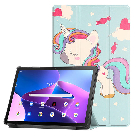 Etui til Samsung Galaxy Tab S11 Ultra, Techsuit, FoldPro Unicorn, Multifarvet