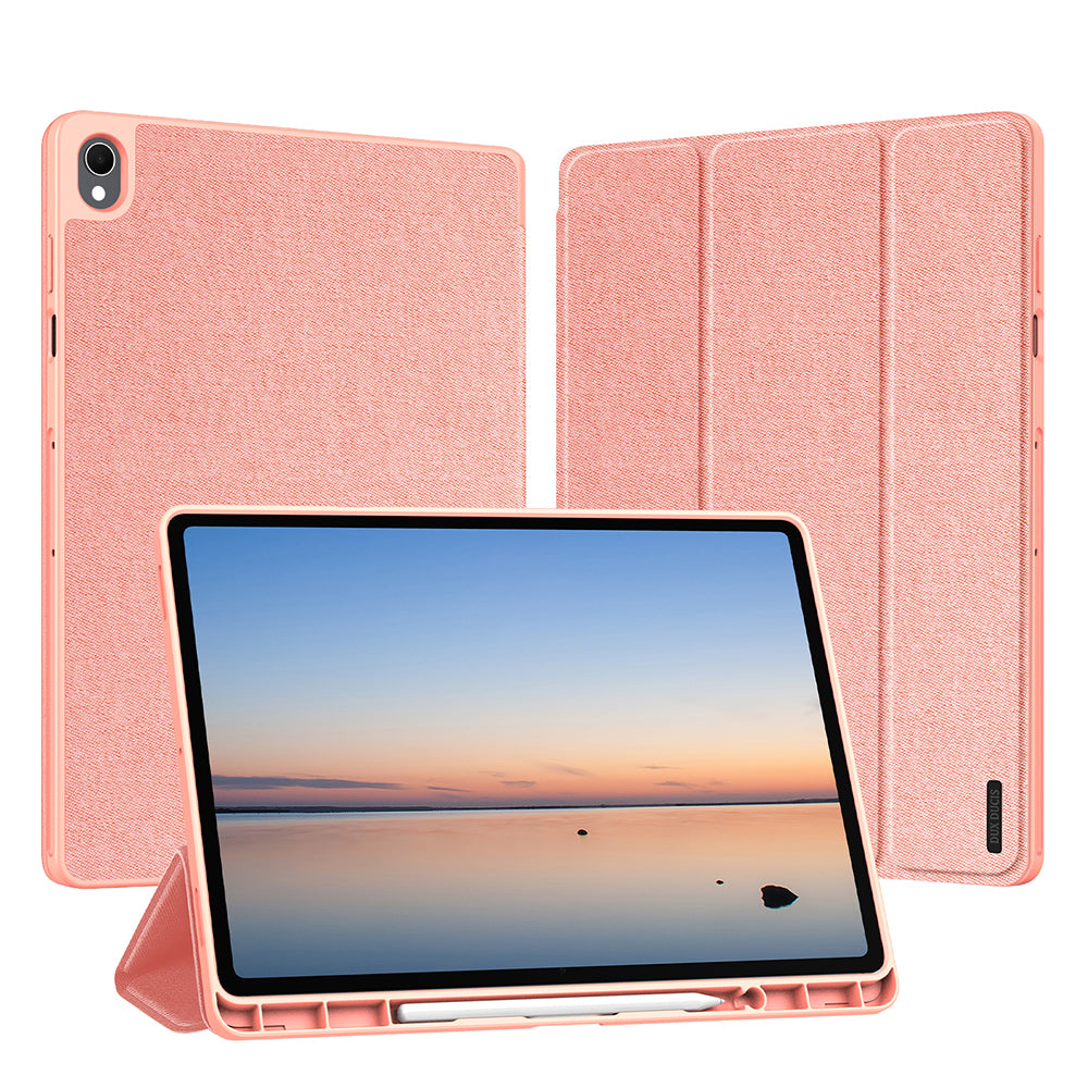 Etui til Samsung Galaxy Tab S12 Plus, DUX DUCIS, Domo med penneholder, pink