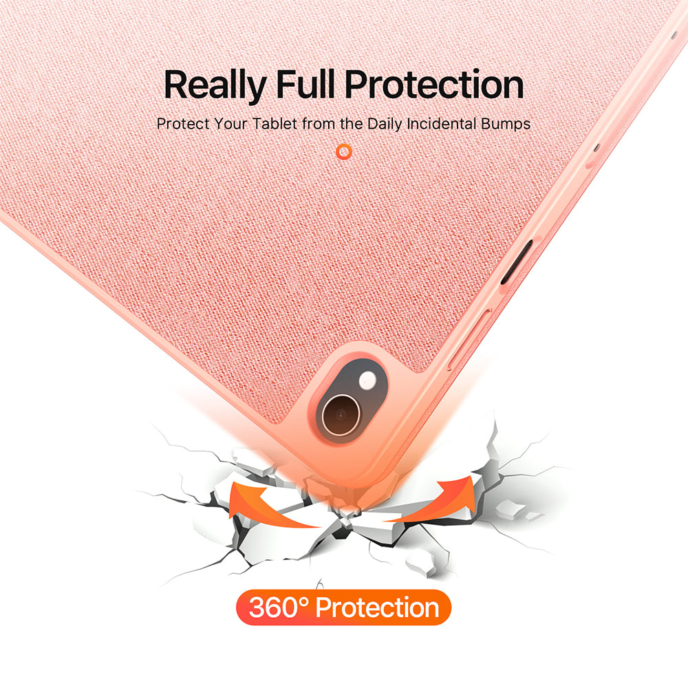 Etui til Samsung Galaxy Tab S12 Plus, DUX DUCIS, Domo med penneholder, pink
