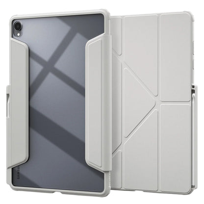 Etui til Samsung Galaxy Tab S12 Plus, Spigen, Air Skin Pro, grå ACS11824
