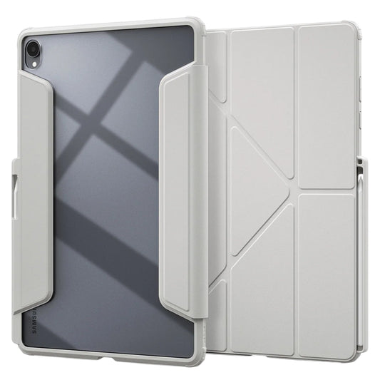 Etui til Samsung Galaxy Tab S12 Plus, Spigen, Air Skin Pro, grå ACS11824