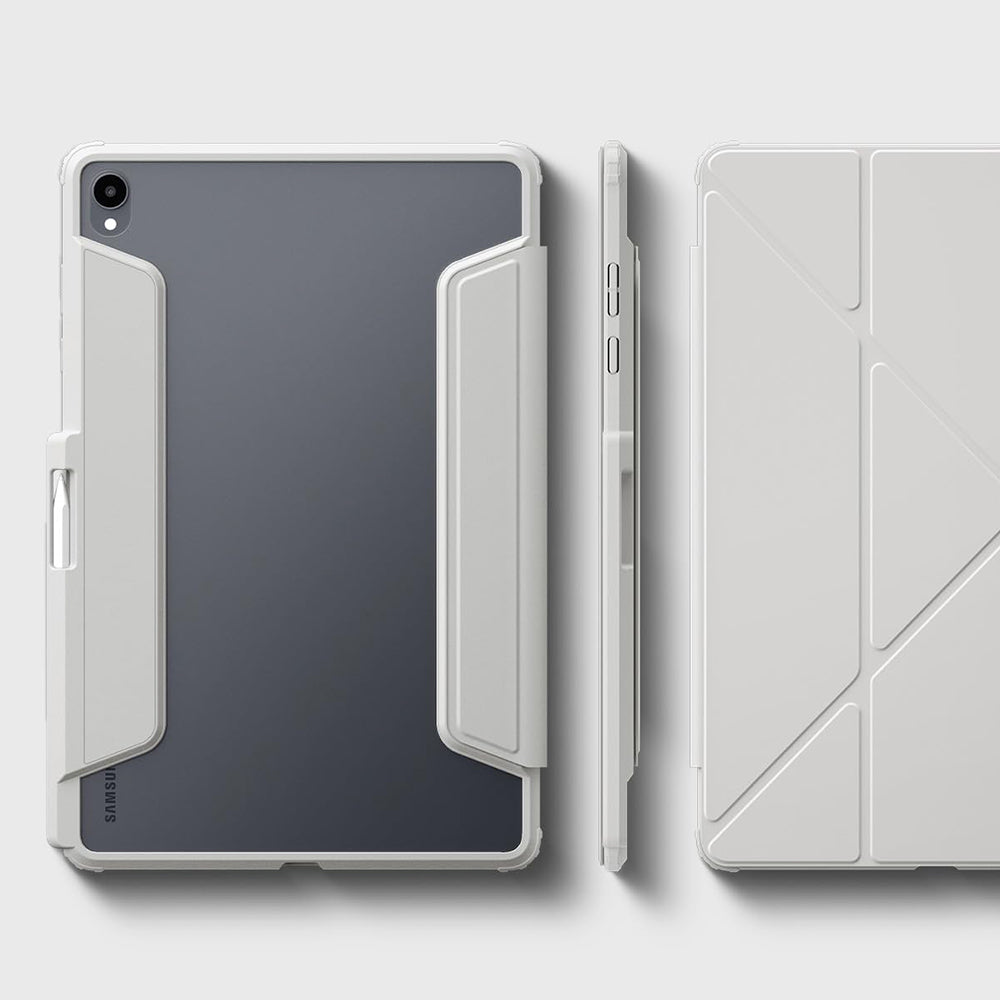 Etui til Samsung Galaxy Tab S12 Plus, Spigen, Air Skin Pro, grå ACS11824