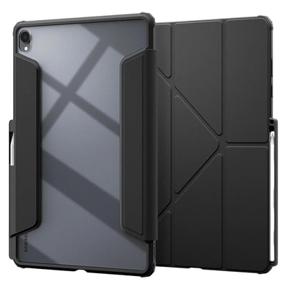Etui til Samsung Galaxy Tab S12 Plus, Spigen, Air Skin Pro, sort ACS11823