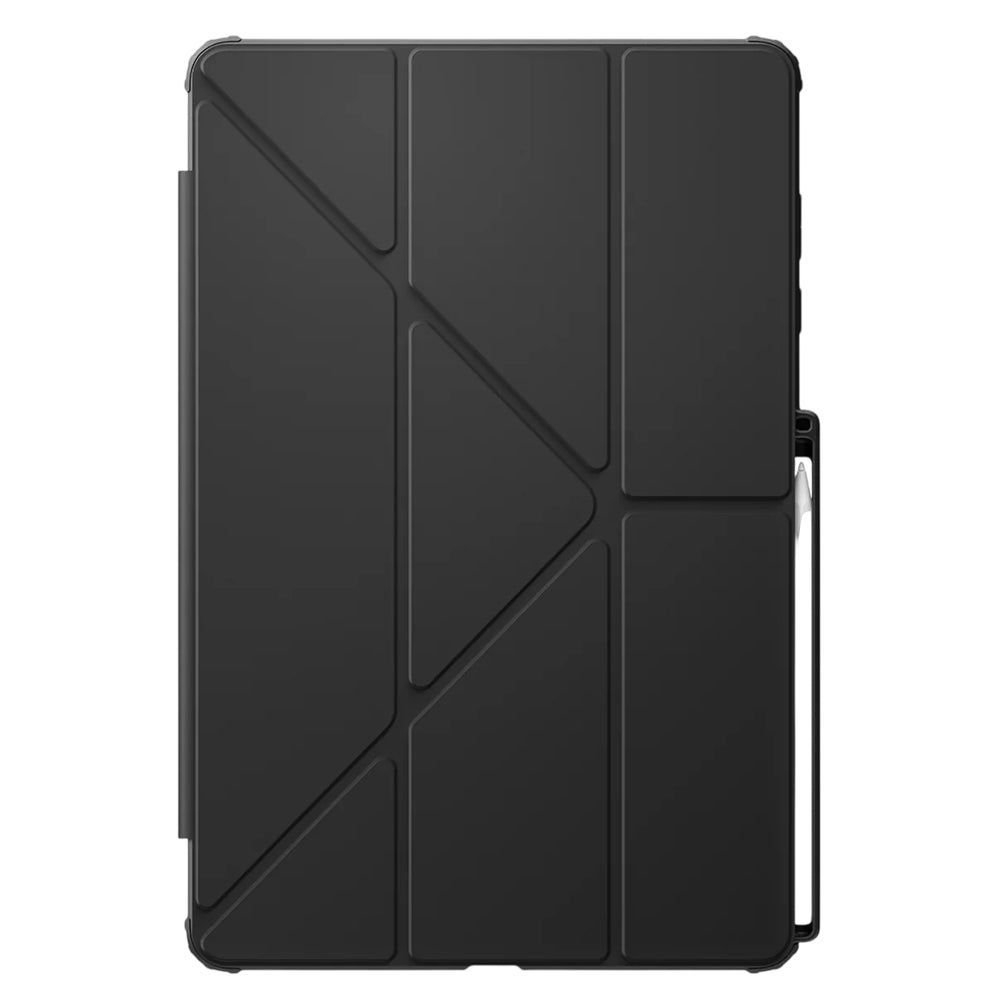 Etui til Samsung Galaxy Tab S12 Plus, Spigen, Air Skin Pro, sort ACS11823