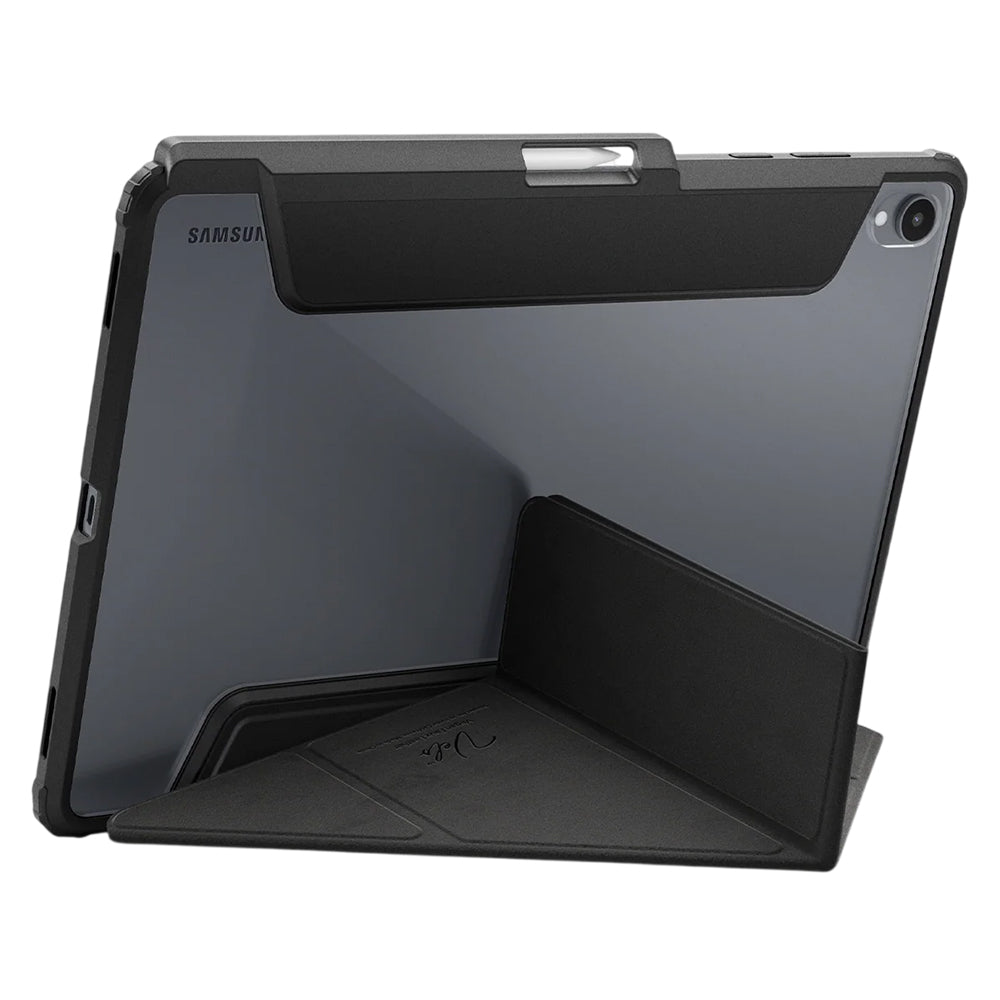 Etui til Samsung Galaxy Tab S12 Plus, Spigen, Air Skin Pro, sort ACS11823