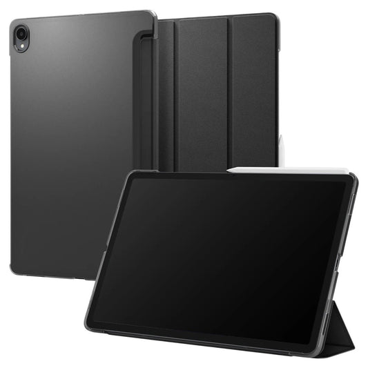 Etui til Samsung Galaxy Tab S12 Plus, Spigen, Liquid Air Folio, sort ACS11828