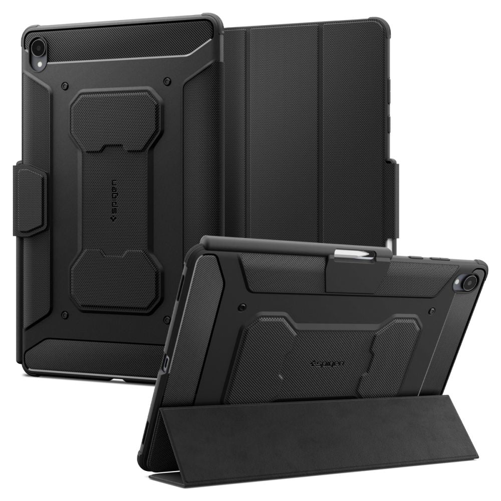 Etui til Samsung Galaxy Tab S12 Plus, Spigen, Rugged Armor Pro, sort ACS11822