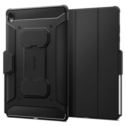 Etui til Samsung Galaxy Tab S12 Plus, Spigen, Rugged Armor Pro, sort ACS11822