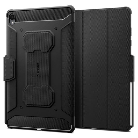 Etui til Samsung Galaxy Tab S12 Plus, Spigen, Rugged Armor Pro, sort ACS11822