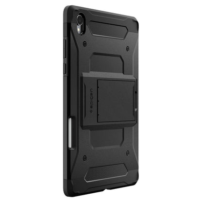 Cover til Samsung Galaxy Tab S12 Plus, Spigen, Tough Armor Pro, Sort ACS11827