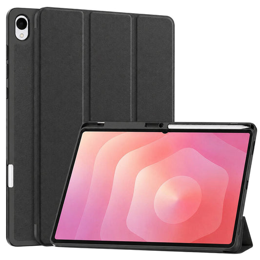 Cover til Samsung Galaxy Tab S12 Plus, Techsuit, Flex Trifold, Sort