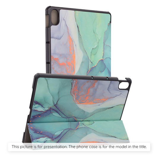 Cover til Samsung Galaxy Tab S12 Plus, Techsuit, FoldPro Green Time, Multifarvet