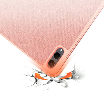 Etui til Samsung Galaxy Tab S12 Ultra / Tab S11 Ultra, DUX DUCIS, Domo med penneholder, lyserød