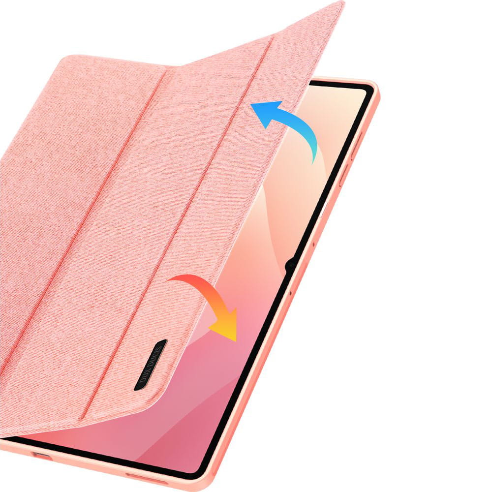 Etui til Samsung Galaxy Tab S12 Ultra / Tab S11 Ultra, DUX DUCIS, Domo med penneholder, lyserød