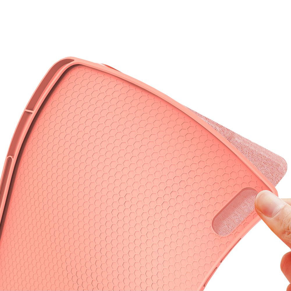 Etui til Samsung Galaxy Tab S12 Ultra / Tab S11 Ultra, DUX DUCIS, Domo med penneholder, lyserød
