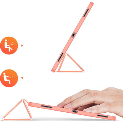 Etui til Samsung Galaxy Tab S12 Ultra / Tab S11 Ultra, DUX DUCIS, Domo med penneholder, lyserød
