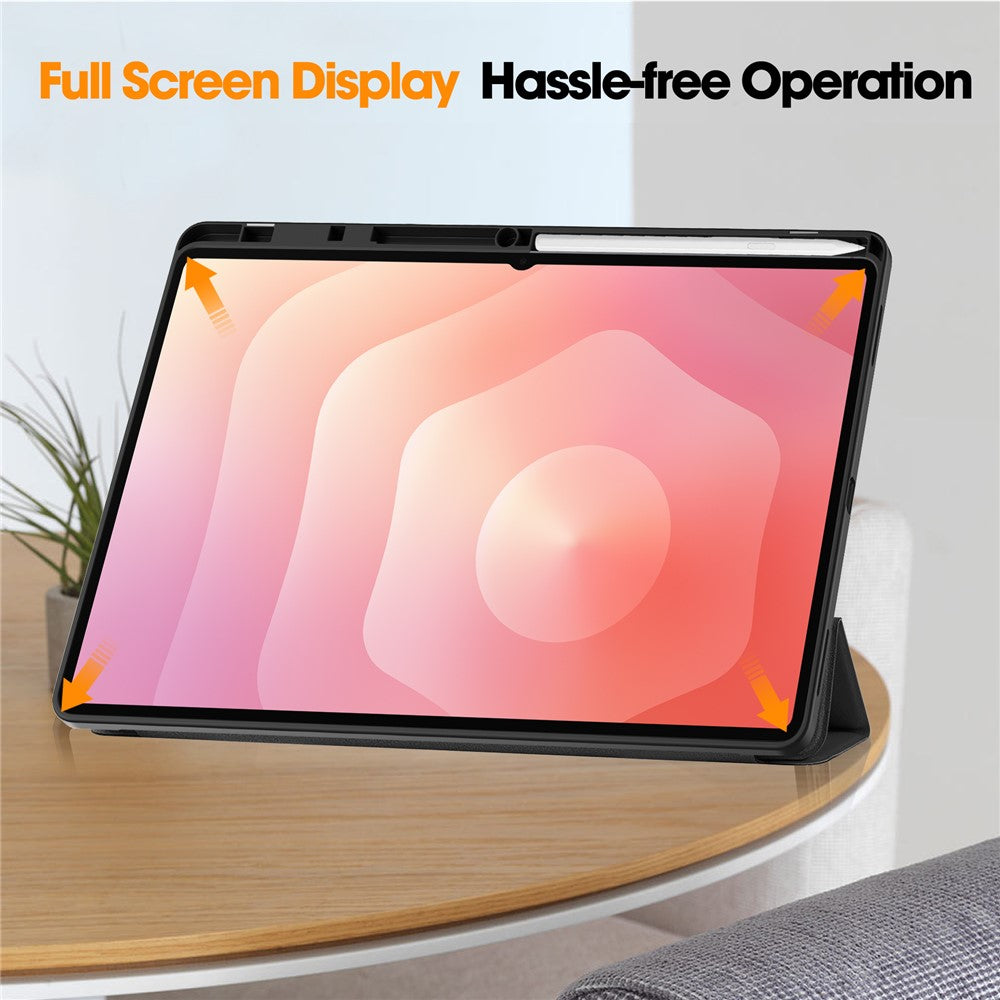 Cover til Samsung Galaxy Tab S12 Ultra / Tab S11 Ultra, Techsuit, Flex Trifold, Grå