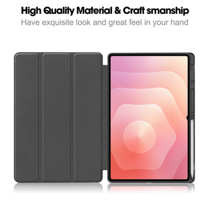 Cover til Samsung Galaxy Tab S12 Ultra / Tab S11 Ultra, Techsuit, Flex Trifold, Pink