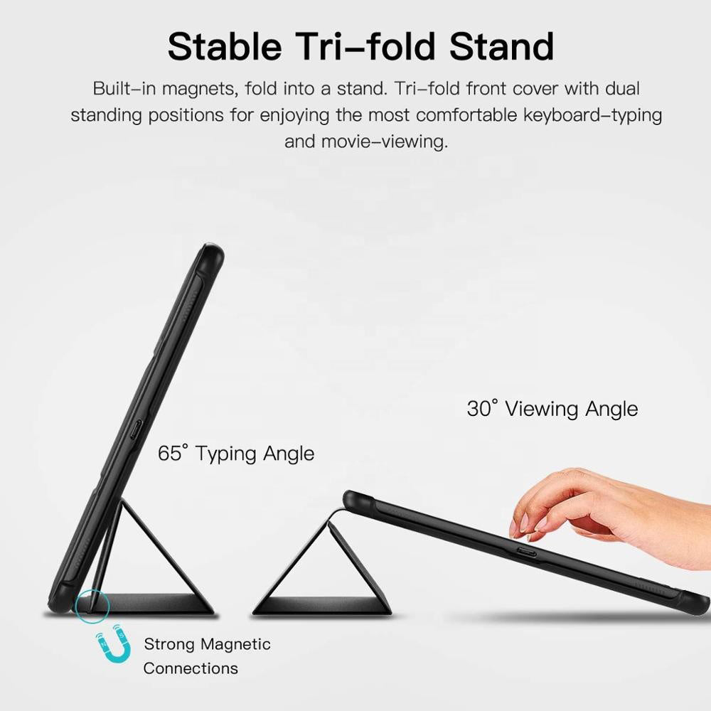 Case for Samsung Galaxy Tab S5e, Techsuit, FoldPro, Black