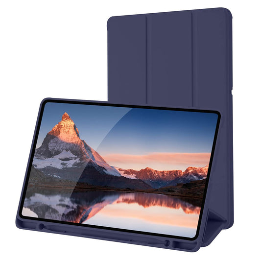 Cover til Samsung Galaxy Tab S6 Lite (2024) / Tab S6 Lite (2022) / Tab S6 Lite (2020), Techsuit, Flex Trifold, Mørkeblå