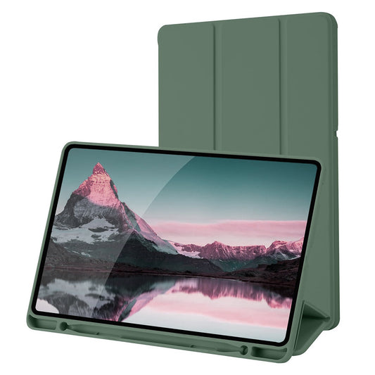 Cover til Samsung Galaxy Tab S6 Lite (2024) / Tab S6 Lite (2022) / Tab S6 Lite (2020), Techsuit, Flex Trifold, Grøn