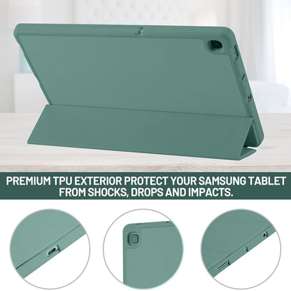 Cover til Samsung Galaxy Tab S6 Lite (2024) / Tab S6 Lite (2022) / Tab S6 Lite (2020), Techsuit, Flex Trifold, Grøn