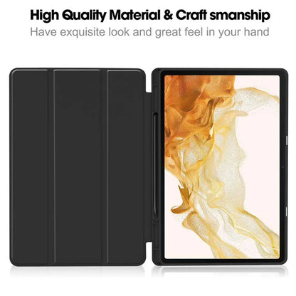 Cover til Samsung Galaxy Tab S8+ / Tab S7+, Techsuit, Flex Trifold, Sort