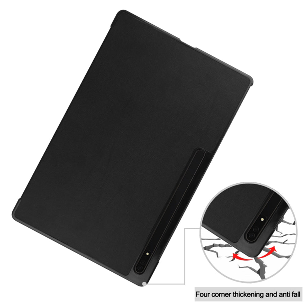 Cover til Samsung Galaxy Tab S8 Ultra, Techsuit, FoldPro, Sort