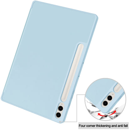 Cover til Samsung Galaxy Tab S9 FE+, Techsuit, Flex Trifold, Blå