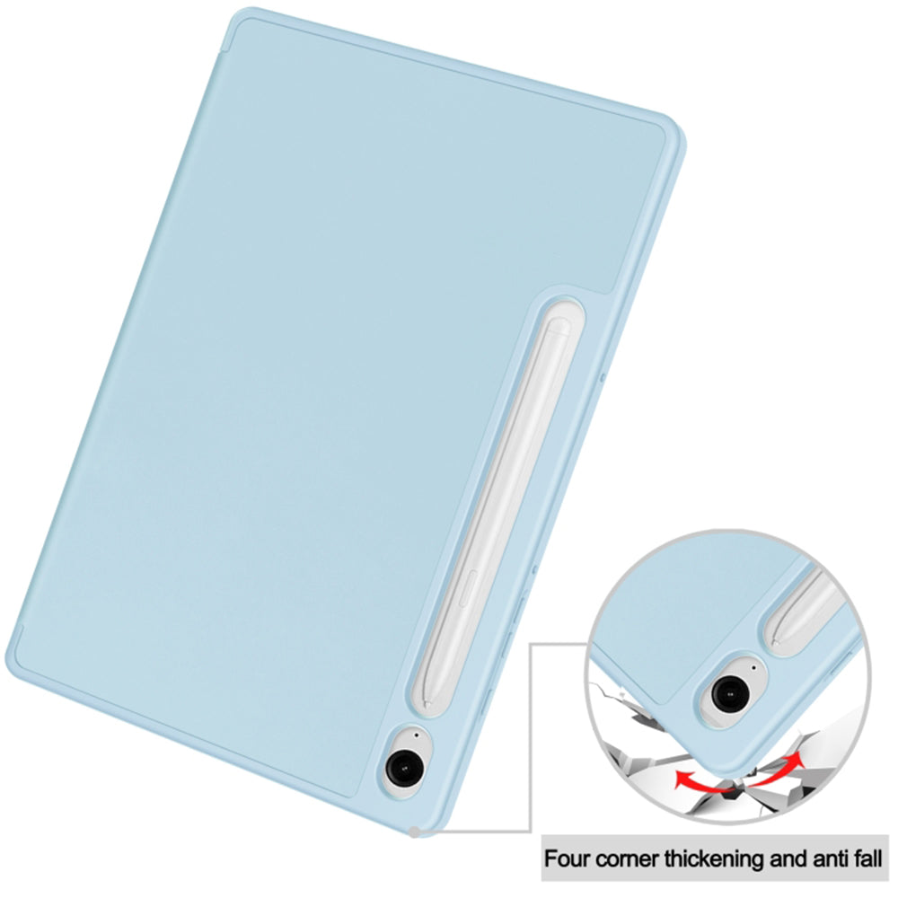 Cover til Samsung Galaxy Tab S9 FE / Tab S9 / Tab S10 FE, Techsuit, Flex Trifold, Blå