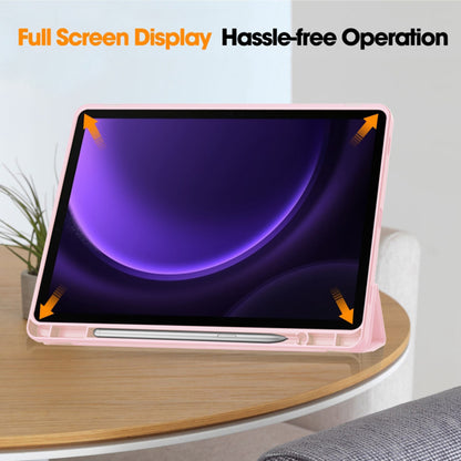 Cover til Samsung Galaxy Tab S9 FE / Tab S9 / Tab S10 FE, Techsuit, Flex Trifold, Pink