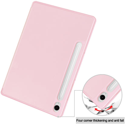 Cover til Samsung Galaxy Tab S9 FE / Tab S9 / Tab S10 FE, Techsuit, Flex Trifold, Pink