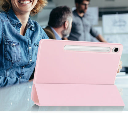 Cover til Samsung Galaxy Tab S9 FE / Tab S9 / Tab S10 FE, Techsuit, Flex Trifold, Pink