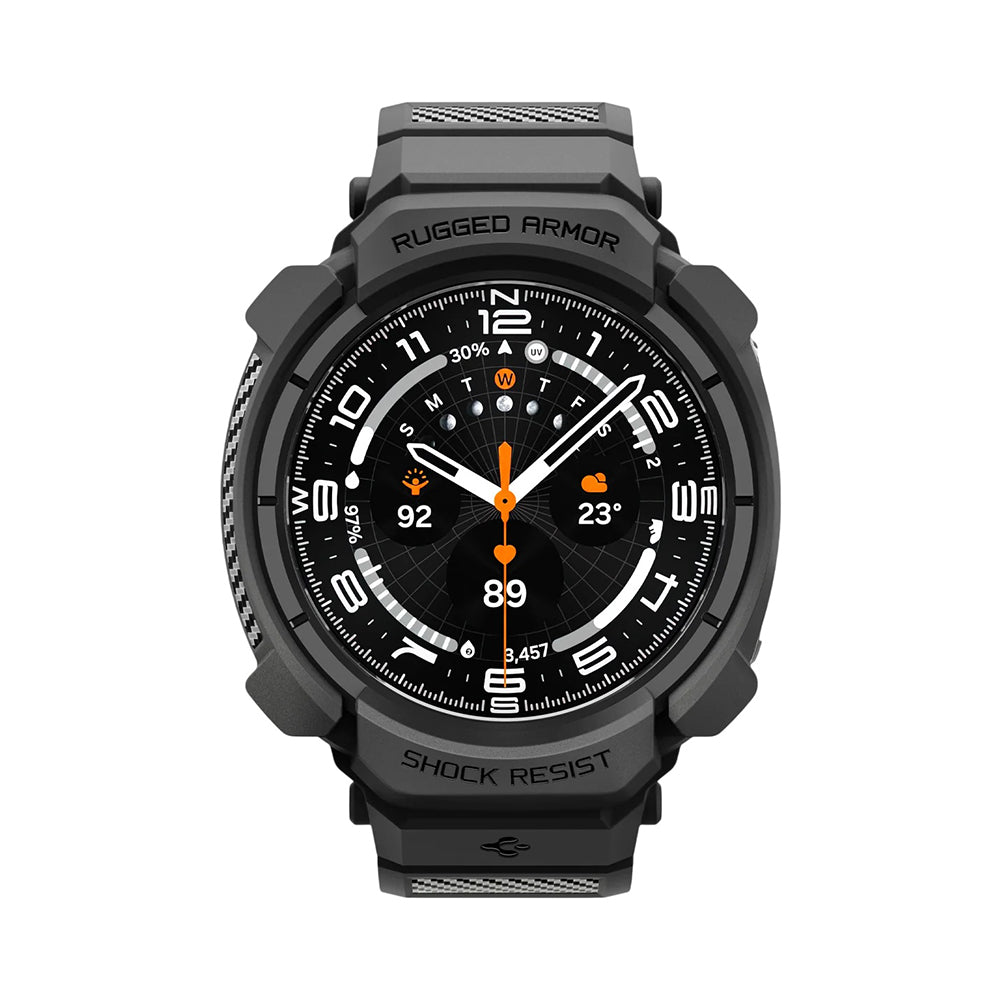 Cover til Samsung Galaxy Watch Ultra2, Spigen, Rugged Armor Pro, Mat Sort ACS11612